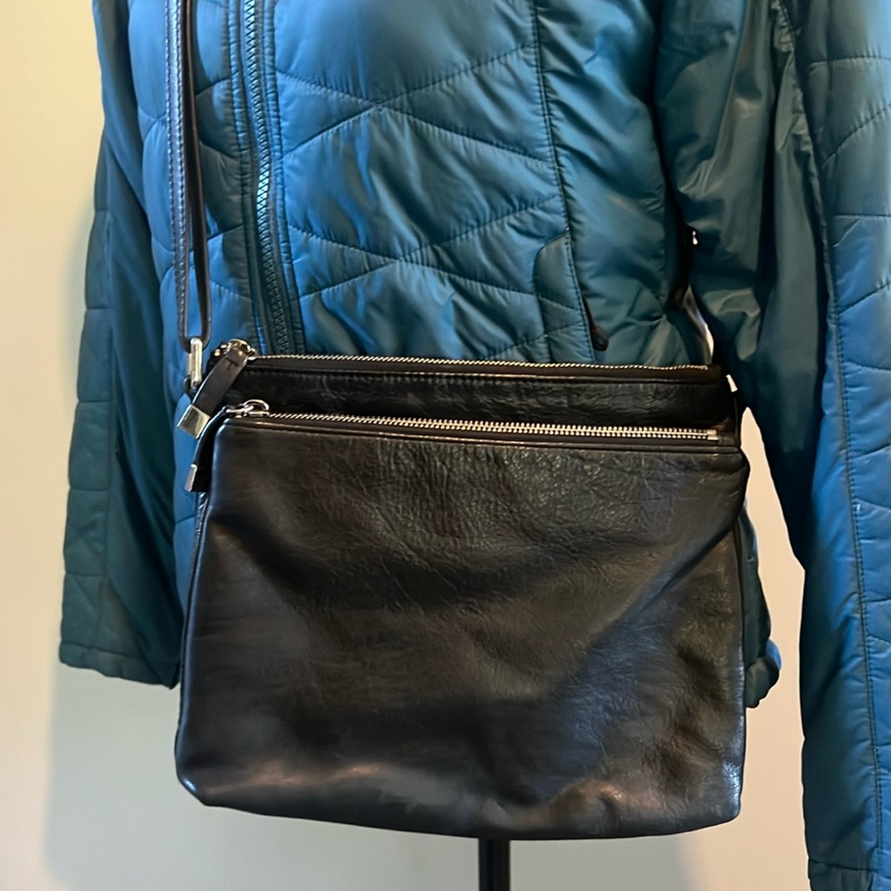 Margot Black Leather Bag. EUC